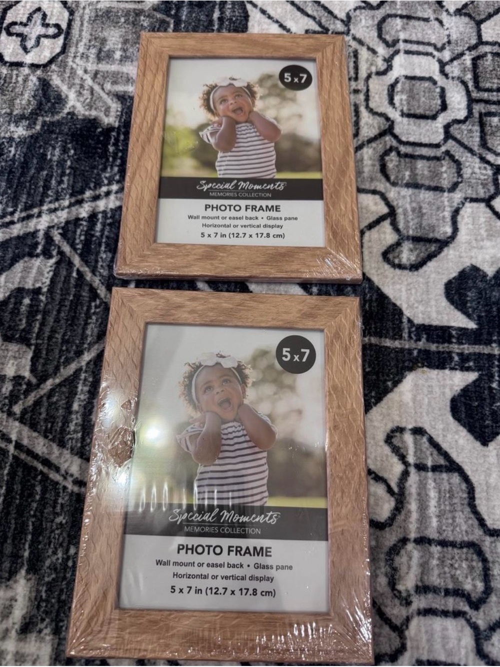 Special Moments Natural Wood-Look Photo Frames in Light Brown